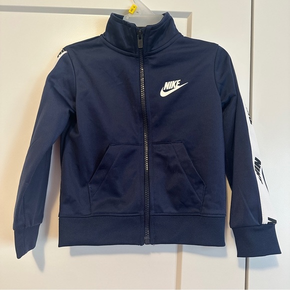 Nike Toddler Matching Sweatsuit Set in Navy and White Size 2T - Picture 2 of 14